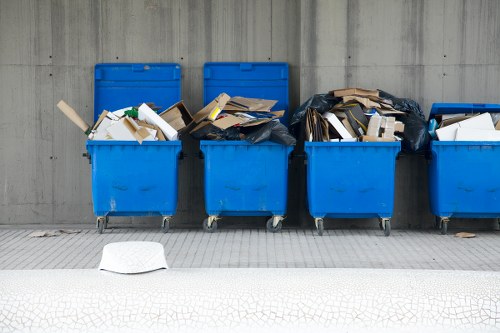 Professional waste removal truck in Dulwich